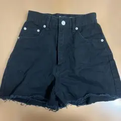 WEGO STANDARD デニムショートパンツ ブラック XSのサムネイル