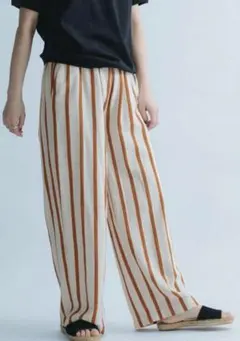〈URBAN RESEARCH DOORS〉ストライプ　イージーパンツ
