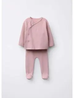 ZARA 6-9m トップスレギンスセット　ピンク