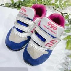 new balance 996 スニーカー 青/ピンク