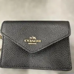 COACH　ブラック コインケース