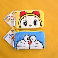 ★韓国限定★ ドラえもん　ファスナー　ポーチ　小　2個セット　ダイソーオリジナル
