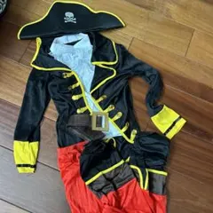 海賊 コスチューム 帽子付き120-130cm