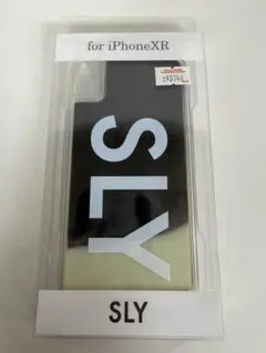 SLY iPhoneXR ケース ツートンカラー 白✕黒のサムネイル