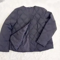 ブラックキルティングジャケット CHASECULT サイズFree