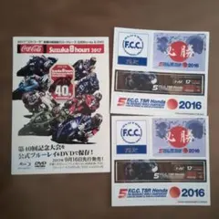 F.C.C.TSR Hondaステッカー2枚