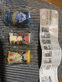 パペットスンスン コインケース コインシリンダー ガチャガチャ 3個セット