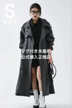 【正規品タグ付】THE TOE Avignon Trench Coat グレーSのサムネイル