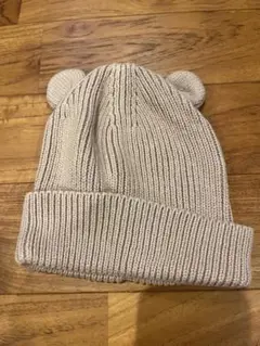 H&M ベビー帽子 18M/2T ベージュ 耳付き