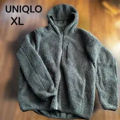 UNIQLO ボアフリースフルジップパーカー グリーン XL