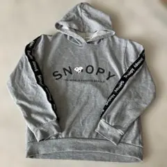 160㎝　PEANUTS スヌーピー 薄手　トレーナー パーカー　グレー