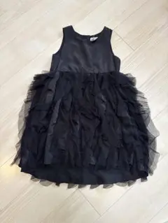 H&M ブラック ノースリーブワンピース