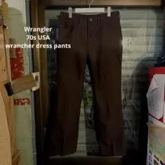 Wranglerラングラー/70s 42TALON ランチャードレスパンツ
