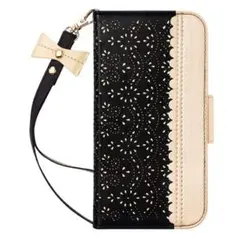 iPhoneケース 手帳型 6.7インチ アイホンケース WWW 透かし彫