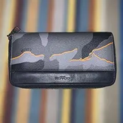 COACH カモフラージュ柄 レザー長財布