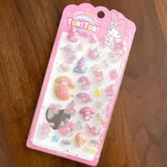 訳あり マイメロディ 韓国正規ライセンス サンリオキャラクター ぷくぷくシール