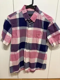 【美品】BLACK LABEL CRESTBRIDGE 半袖シャツ チェック柄のサムネイル