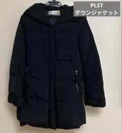 PLST ダウンジャケット ブラック