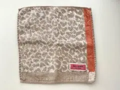 kate spade ヒョウ柄タオルハンカチ