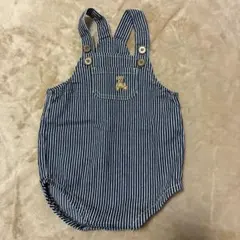 POLO Baby ストライプオーバーオール