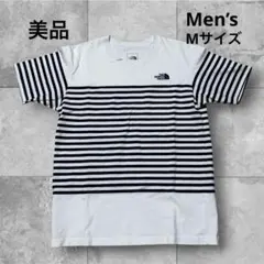 THE NORTH FACE ボーダー Tシャツ Mサイズ【美品】　トップス