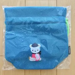 ファミリア メッシュ巾着 ブルーのサムネイル