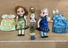 アナとエルサ ドールセット 衣装付き