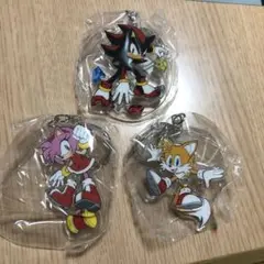 ソニック　まわるアクリルキーホルダー