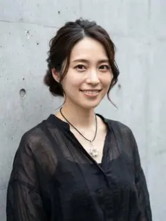 accessoriesmau カレンシルバー シルクコードネックレス ぐるぐる小 