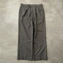 90sDOCKERS2タックチェックパンツW34 L30ワイドダブル裾千鳥格子のサムネイル
