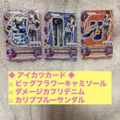 ◆ アイカツカード ◆ 紫吹蘭 ビッグフラワーキャミソール 他