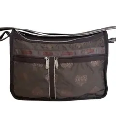 LeSportsac レスポートサック ショルダーバッグ ブラウン ハート柄