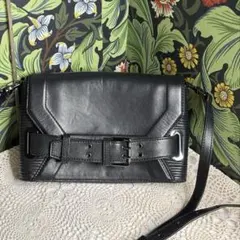 DIESEL♡ディゼルオールレザーショルダーバッグ