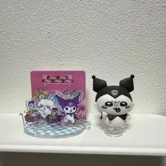 ちいかわ　サンリオコラボ　モモンガ　クロミ　アクスタ　フィギュア　2つセット