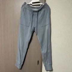 ブルー系 ジョガーパンツ ポケット付 GU