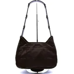 【美品】PRADA プラダ ナイロン ショルダーバッグ ブラック　三角ロゴ