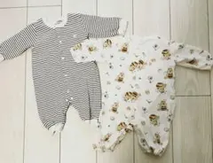 ベビー 春ロンパース 2枚セット 80センチ