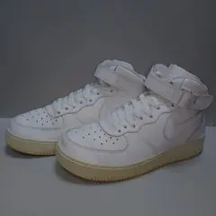 NIKEナイキ2018年AIR FORCE 1 MIDエアフォース白レザー24㎝のサムネイル