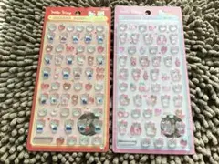 ボンボンドロップシールミニ サンリオ ミニ キティ 2点