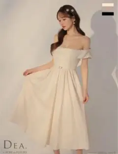 【DEA./ディア】フレア/ ワンピース/ ミモレ丈/ キャバドレス