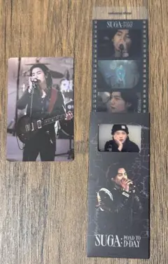 AgustD SUGA ユンギ Road to D-DAYトレカ　フィルムマーク