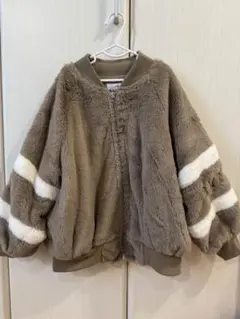 フリースジャケット 120サイズ ブラウン