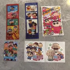 クレヨンしんちゃん　ビッグステッカー　キラキラシール