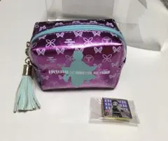 BABBI x 鬼滅の刃　ポーチ　胡蝶しのぶ　ピンバッジ付き
