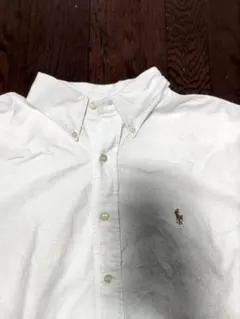 RALPH LAUREN　白シャツ　シャツ　長袖　16 1/2 90S　古着