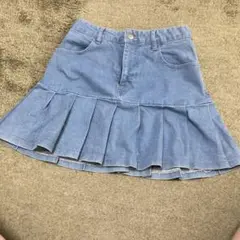 ライトブルー プリーツスカート WEGO