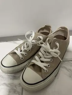 【美品】コンバースローカットスニーカー　ベージュ
