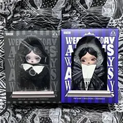 アメリカ　SKULLPANDA × Wednesday ぬいぐるみ セット