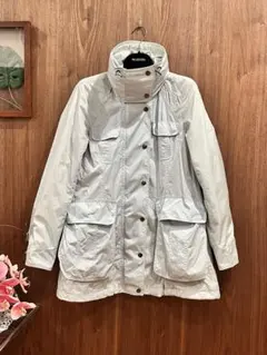 BURBERRY BRIT/トレンチコート/ポリエステル/ライトブルー/春/秋M