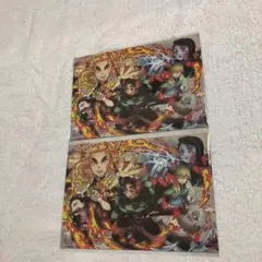 鬼滅の刃 映画特典 2枚 イラストカード